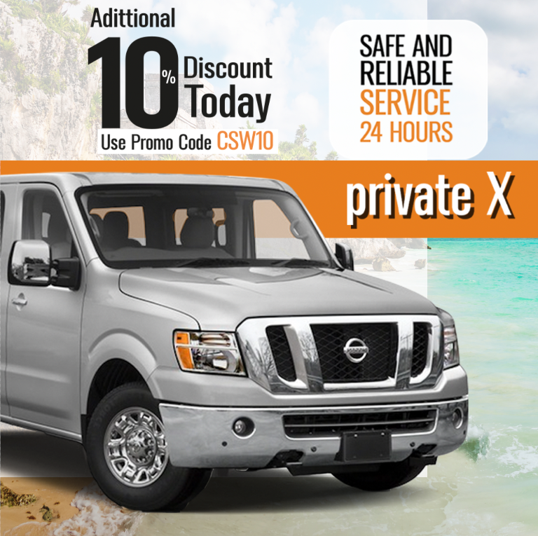 Servicio privado de transportacion en el aeropuert ode Cancun privateX